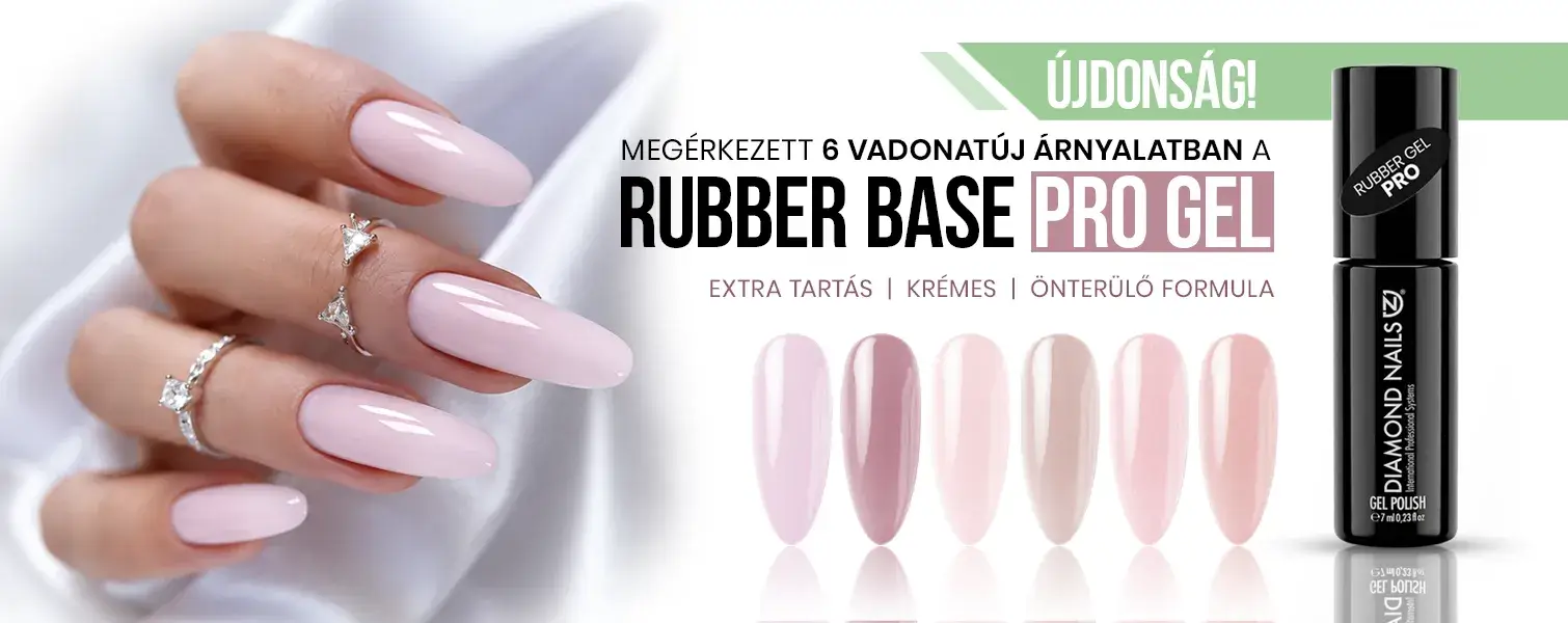 újdonság - rubber base gel pro