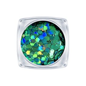 Flitter dísz - türkiz