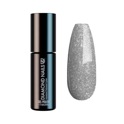 Diamond Nails Gél Lakk - Csillámló ezüst - DN105 - 7ml - Hema mentes