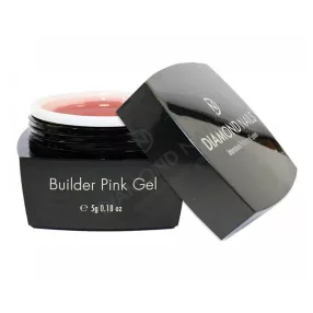 Diamond Nails Builder Pink építő zselé 5g – áttetsző, halvány rózsaszín árnyalatú zselé - HEMA-mentes