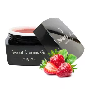 Diamond Nails Eper Illatú Builder Gel építő zselé 15g – színtelen / enyhén rózsaszín árnyalatú, önterülő, közepes sűrűségű műköröm zselé