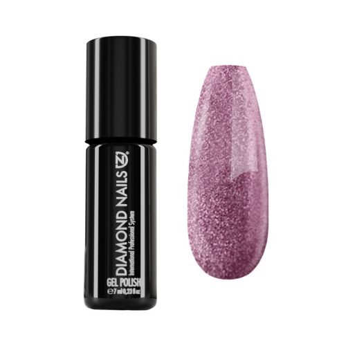 Diamond Nails Gél Lakk - Metál orgona lila - DN072 -- 7ml