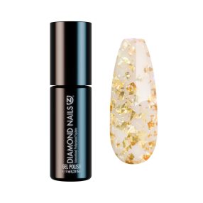 Diamond Nails Gél Lakk - Aranysárga reszelék - DN113 - 7ml - Hema mentes