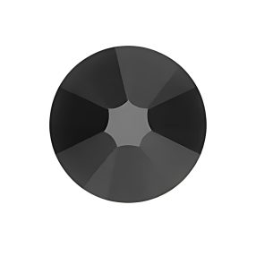 Swarovski jet hematite kerek kristály SS5 100db