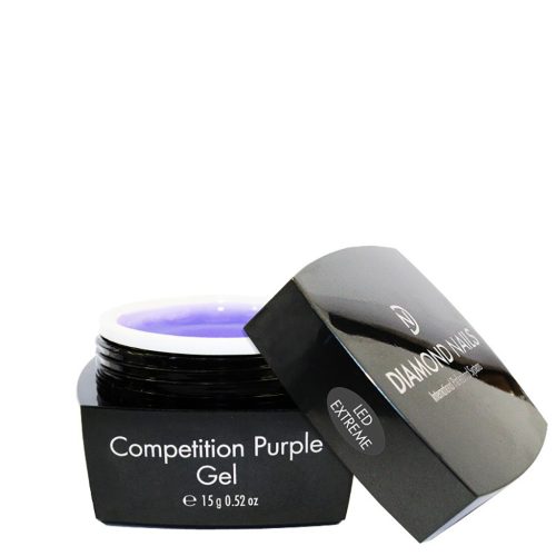 Diamond Nails Extreme LED Competition Purple  építőzselé 15g - HEMA és TPO-mentes
