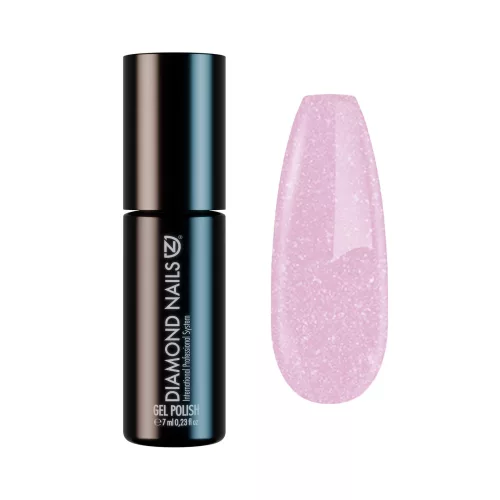 Gél Lakk - DN160 - Csillámlós babarózsaszín - 7ml - Hema mentes