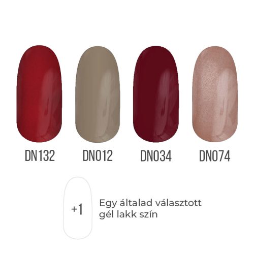 Gél Lakk Szett - Őszi Színek 4+1 csomag - Zselé lakk