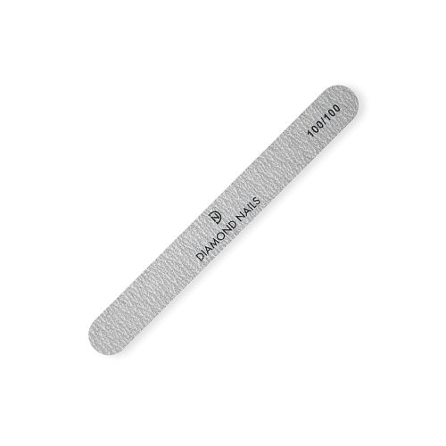 Egyenes körömreszelő szürke 100/100 - Diamond Nails