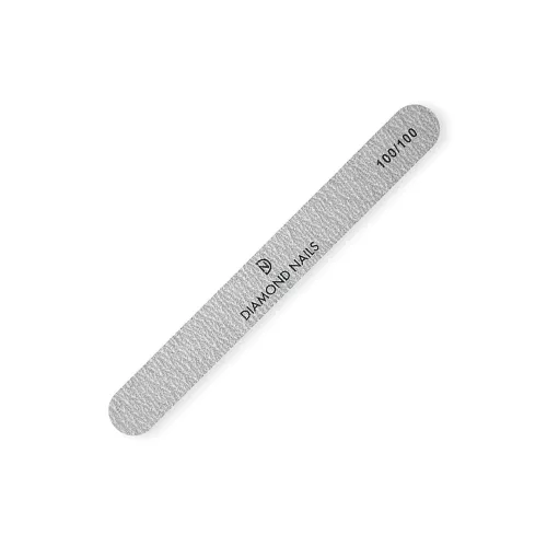 Egyenes körömreszelő szürke 100/100 - Diamond Nails