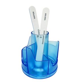 Ecset - reszelőtartó (átlátszó, kék)