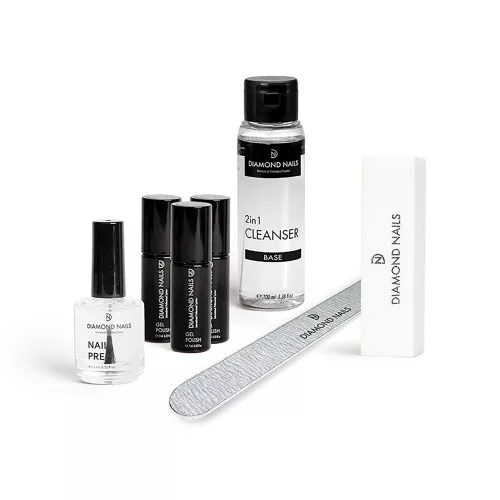 Diamond Nails Gél lakk induló szett lámpa nélkül /210,32/ - Zselé lakk