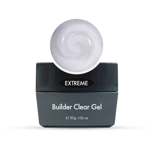 Extreme Builder Clear Gel - Műköröm Építő zselé - 30g - HEMA-mentes