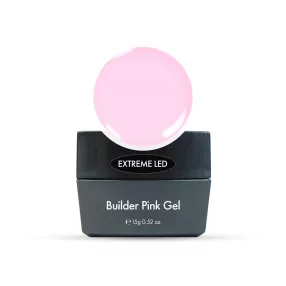   Extreme Builder Pink Gel - Műköröm Építő Zselé - 15g - HEMA-mentes