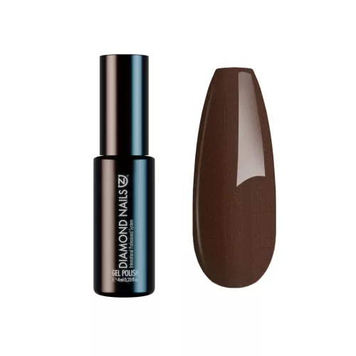 Diamond Nails Gél Lakk - Sötétbarna gyöngyház - DN029 - 4ml - Hema mentes