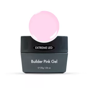 Extreme Builder Pink Gel 30g – Átlátszó rózsaszín építő zselé - Diamond Nails Hema mentes