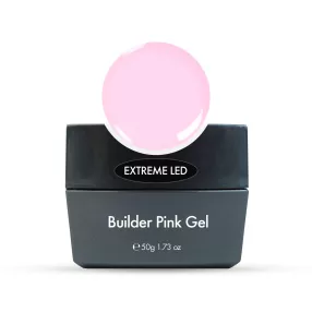 Extreme Builder Pink Gel 50g - Átlátszó rózsaszín építő zselé - Diamond Nails - Hema mentes