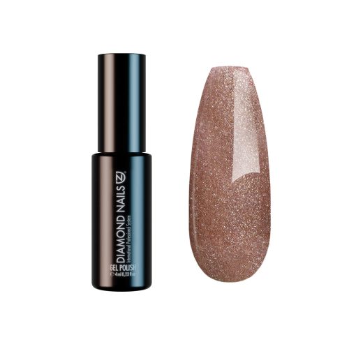 Diamond Nails Gél Lakk - Metál rosegold - DN074 - 4ml - Hema mentes