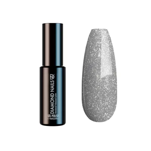 Diamond Nails Gél Lakk - Csillámló ezüst - DN105 - 4ml - Hema mentes