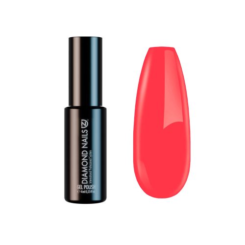 Gél Lakk 4ml -DN151 - Neon Korall - Új ecsettel! Diamond Nails