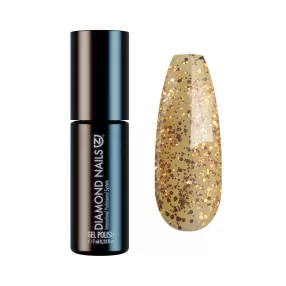 Diamond Nails Gél Lakk - Nagy csillámos arany - DN226 - 7ml