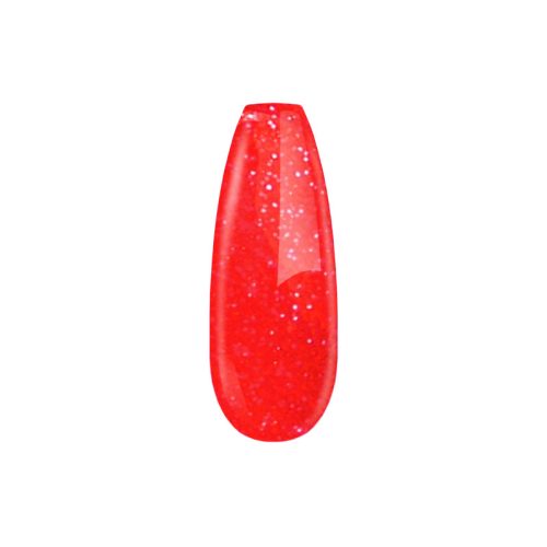 Gél Lakk 4ml -DN192 - Csillámló neon narancsos pink - Új ecsettel!