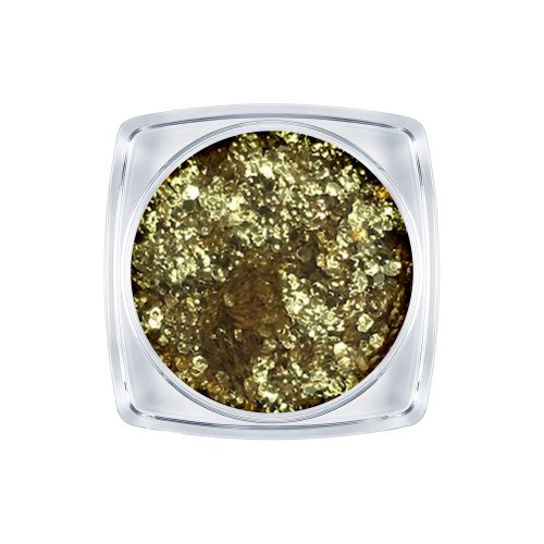 Metál flitter dísz - arany