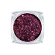 Metál flitter köröm díszítő - sötét rózsaszín