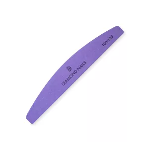 Íves körömreszelő lila 100/180 - Diamond Nails