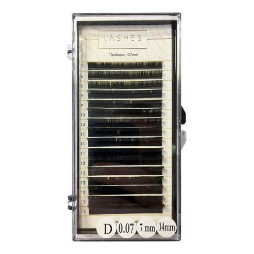 Szálas szempilla mix 7 - 14mm - 0,07
