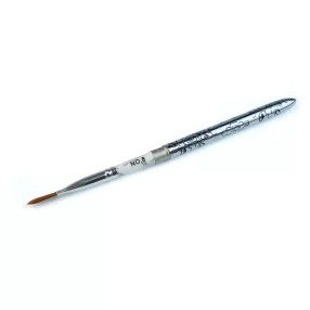 Diamond Nails Virágmintás fémtokos műszőr mükőrőm zselés ecset 8-as