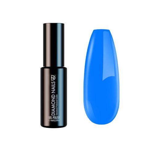 Diamond Nails Gél Lakk 4ml - DN264 - Búzavirág kék - Új ecsettel!