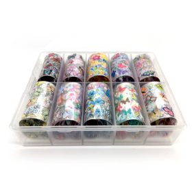 Transzfer fólia 10 db-os szett - pillangós