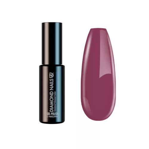 Diamond Nails Gél Lakk - 4 ml DN252 - Must, Bordo - hema mentes