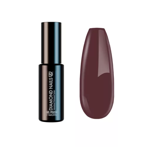 Diamond Nails Gél Lakk - 4 ml DN249 - Sötétbarna - Hema mentes