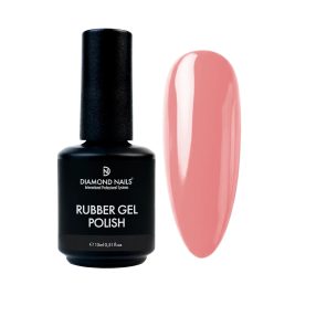 Diamond Nails Rubber Base Dusty Pink rugalmas alapzselé körömfelszín kiegyenlítéséhez és erős tapadás biztosításához