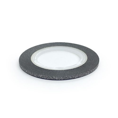 Díszítő csík - matt fekete (2mm)