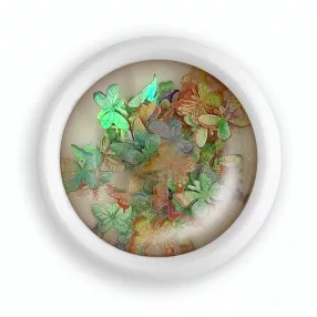   Körömdísz és matrica - színes, hologramos pillangók (003)