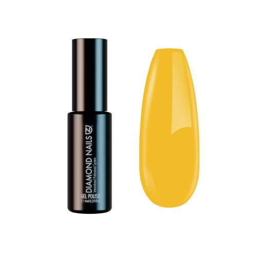 Gél Lakk - 4 ml DN017 - Napsárga - Új ecsettel! Diamond Nails