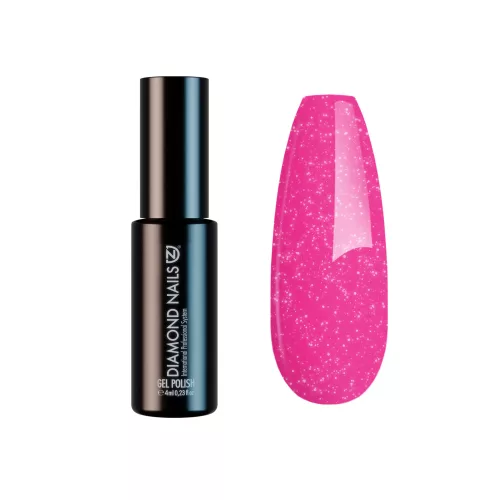Diamond Nails Gél Lakk - DN162 - Csillámló Bikini Rózsaszín- 4ml - Hema mentes