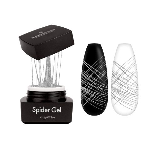 Spider Gél Gold Glitter – Arany csillámos díszítő gél 5g - Diamond Nails
