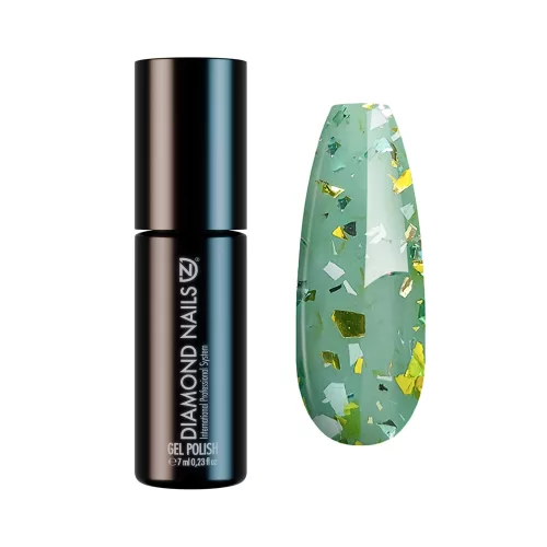 Diamond Nails Gél Lakk - DN306 - Midnight Glam Zöld - 7ml - Hema mentes