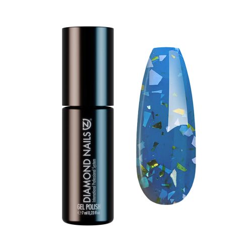 Diamond Nails Gél Lakk - DN309 - Midnight Glam Kék - 7ml Hema mentes