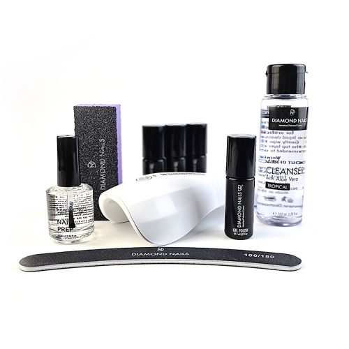 Gél lakk induló szett SUNx36 10w-os UV/LED Lámpával - Diamond Nails