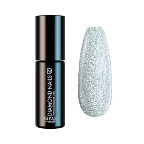 Diamond Nails Gél Lakk - DN312 - Snowfall Sparkle - 7ml -  Hema mentes