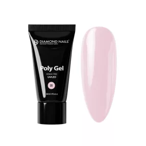 Diamond Nails Poly gel 01 - Milky Pink - 30ml 