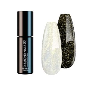 FM#2 Fixálásmentes fedő Géllakk - 7ml - Gold Shimmer Top