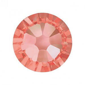 Swarovski rose peach SS10 20db - Diamond Nails