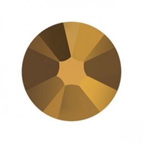 Swarovski SS10 dorado strasszkő 20db - Diamond Nails