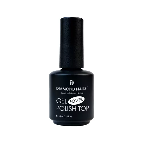 Diamond Nails Gél Lakk - Fixálásmentes fedő géllakk - Brilliant 15ml - Hema mentes