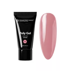 PolyGel 10 - Dusty Pink Hema mentes- 30ml - Diamond Nails